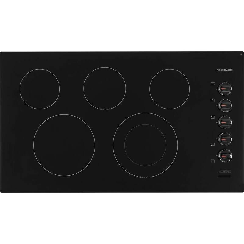 Frigidaire FFEC3625U 37" Wide 5 Burner Electric Cooktop