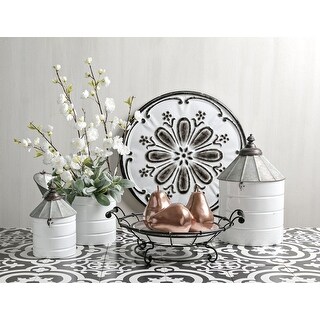Shop Vintage Farmhouse Decorative Containers 3 Pc Set Overstock