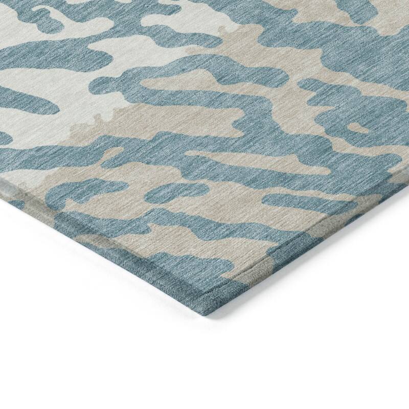 HomeRoots Animal Print Transitional Rectangle Outdoor Rug
