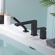 preview thumbnail 3 of 22, Luxier RTF17-T Deck Mounted Roman Tub Faucet with Hand Shower