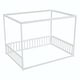 preview thumbnail 45 of 49, Full Size Canopy Frame Floor Bed with Fence