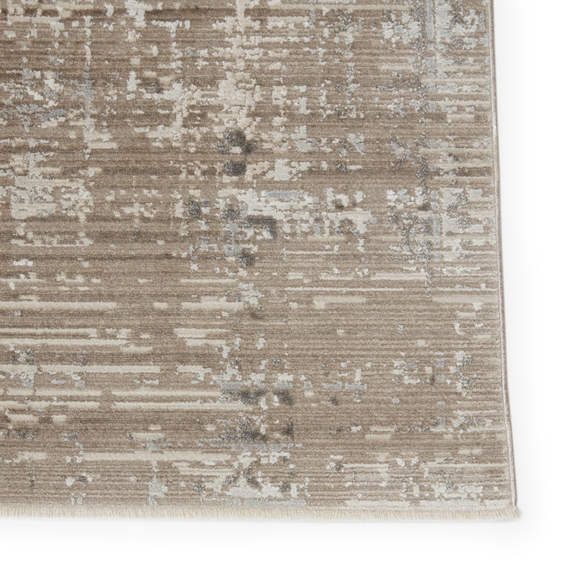 Ginevra Medallion Gray/ Ivory Area Rug