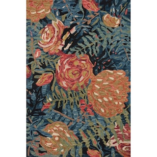 Alexander Home Evelyn Floral Bouquet Area Rug