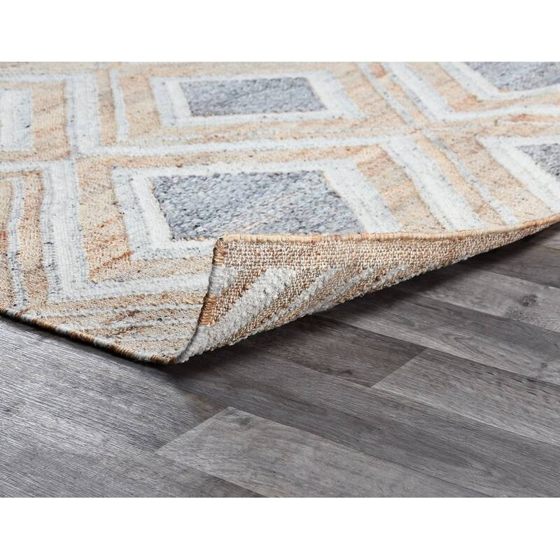 Lagos Blue Multi Handwoven Area Rug By Kosas Home