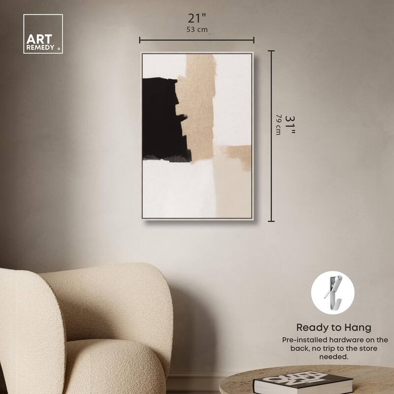 Earth and Ink IV Canvas by Art Remedy