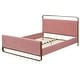 preview thumbnail 9 of 8, angelo:HOME Doreen Upholstered Queen Platform Bed