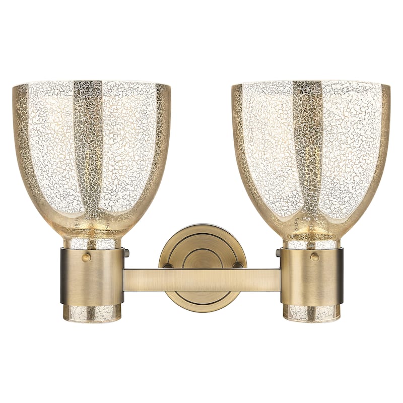 Innovations Lighting Downtown Urban - Lawton Bell - 2 Light 16" Wall-Mounted Bath Vanity Light