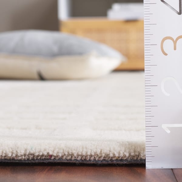 dimension image slide 3 of 4, SAFAVIEH Hand-Loomed Impressions Arienne Modern & Contemporary Wool Rug