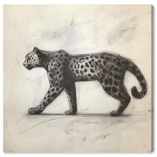 Leopard in Motion Canvas Animal Art Prints by Art Remedy - Bed Bath ...