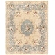 preview thumbnail 15 of 61, SAFAVIEH Handmade Bergama Achsah Oriental Hand-spun Wool Rug 8' x 10' - Ivory/Light Blue - Rectangle