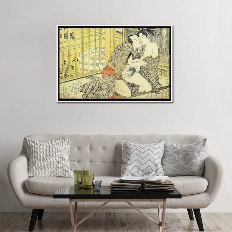 iCanvas "Bathhouse Sessions 2" by Unknown Artist Framed Canvas Print