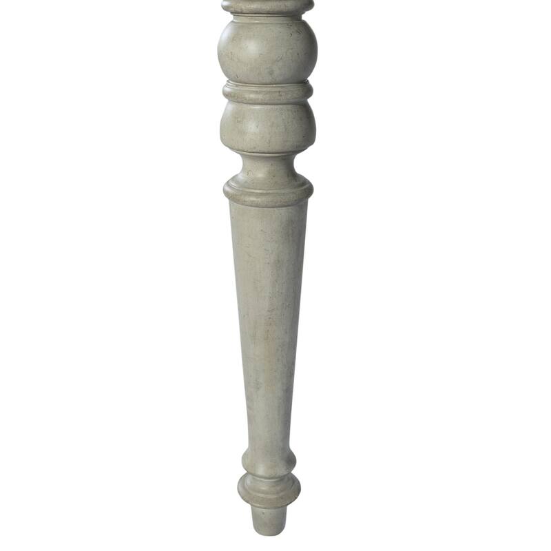 Cottage Lane Antique White with Weathered Gray Rectangular Leg Table