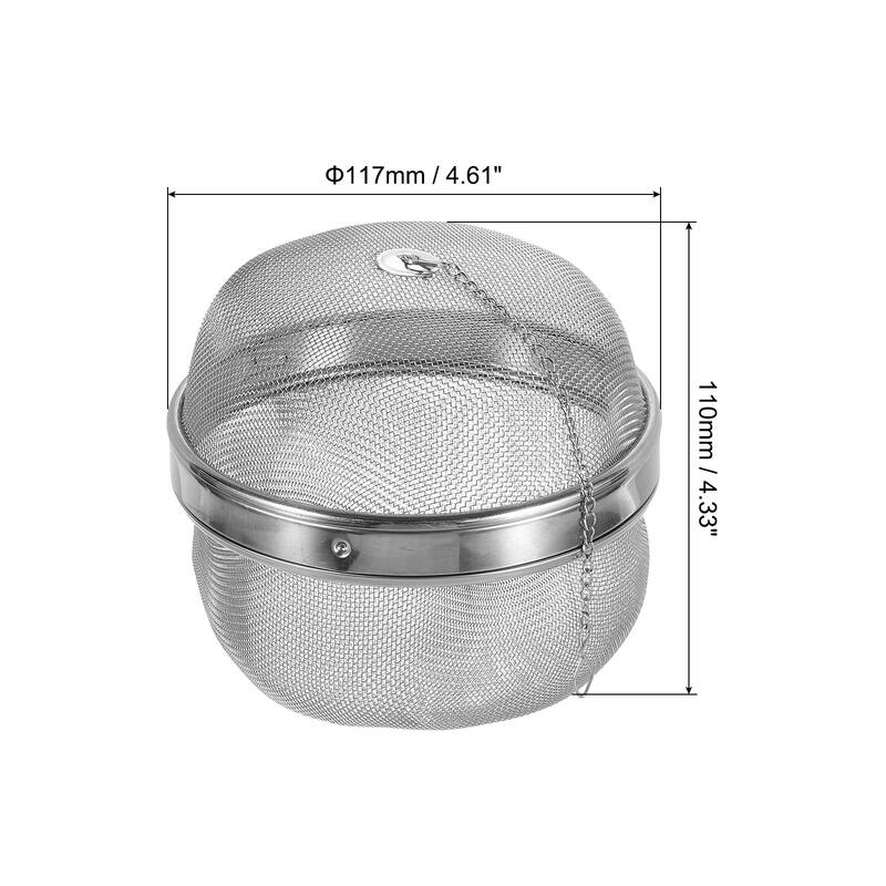 Tea Infuser Filter, Stainless Steel Tea Ball with Chain - Extra Large
