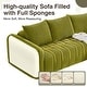 preview thumbnail 41 of 63, Cloud Sofa Corduroy Deep Seat Couch Oversized Compression Loveseat Sofa