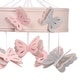 preview thumbnail 3 of 5, Lambs & Ivy Baby Blooms Pink Butterfly Musical Baby Crib Mobile Soother Toy