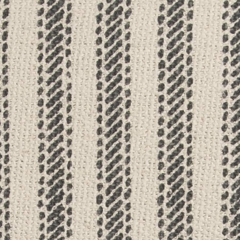 Gray Natural Ticking Stripe Throw Pillow