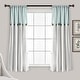 preview thumbnail 59 of 152, Lush Decor Linen Button Single Panel Window Curtain