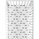preview thumbnail 1 of 4, Sweet Jojo Designs Arrow Print Fitted Crib Sheet for the Black and White Fox Collection