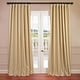 preview thumbnail 40 of 83, Exclusive Fabrics Extra Wide Room Darkening 84-inch Curtain (1 Panel) 100 X 84 - Biscotti