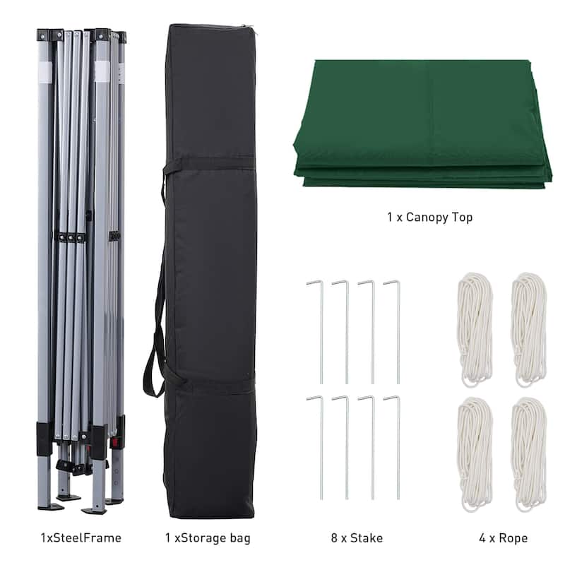 Ainfox 10 x 10 ft Pop-Up Party Canopy Tent Gazebo