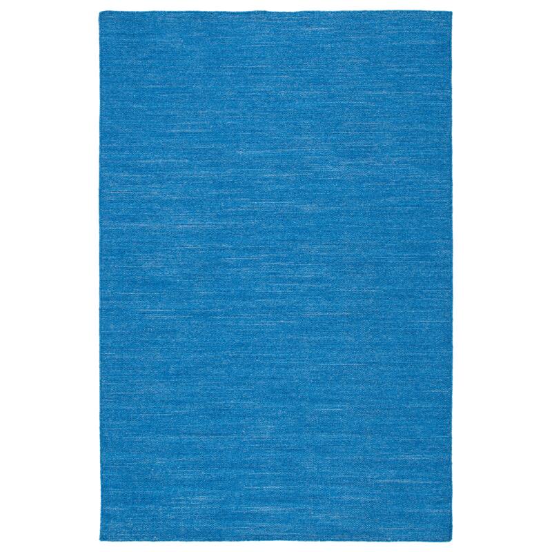 SAFAVIEH Handmade Kilim Eilen New Zealand Wool Rug - 6' Square - Blue