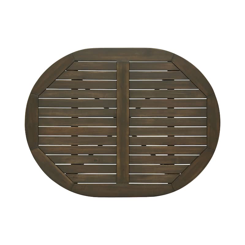 Stamford Outdoor Rustic 5 Piece Acacia Wood Bar Set by Christopher Knight Home