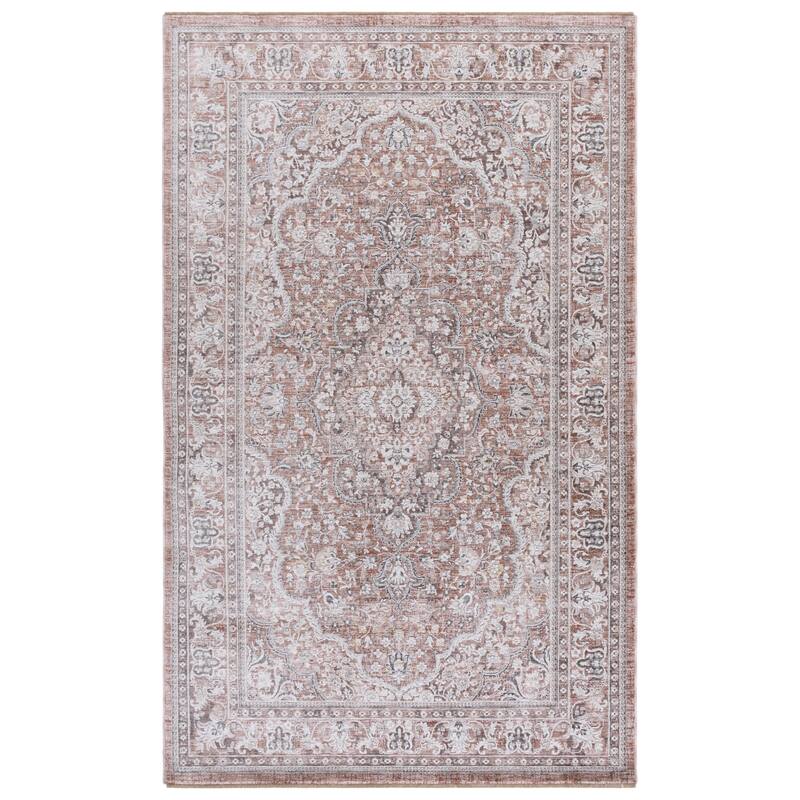 SAFAVIEH Autumn Geartsje Traditional Rug - Rust/Ivory Brown - 5' x 8'