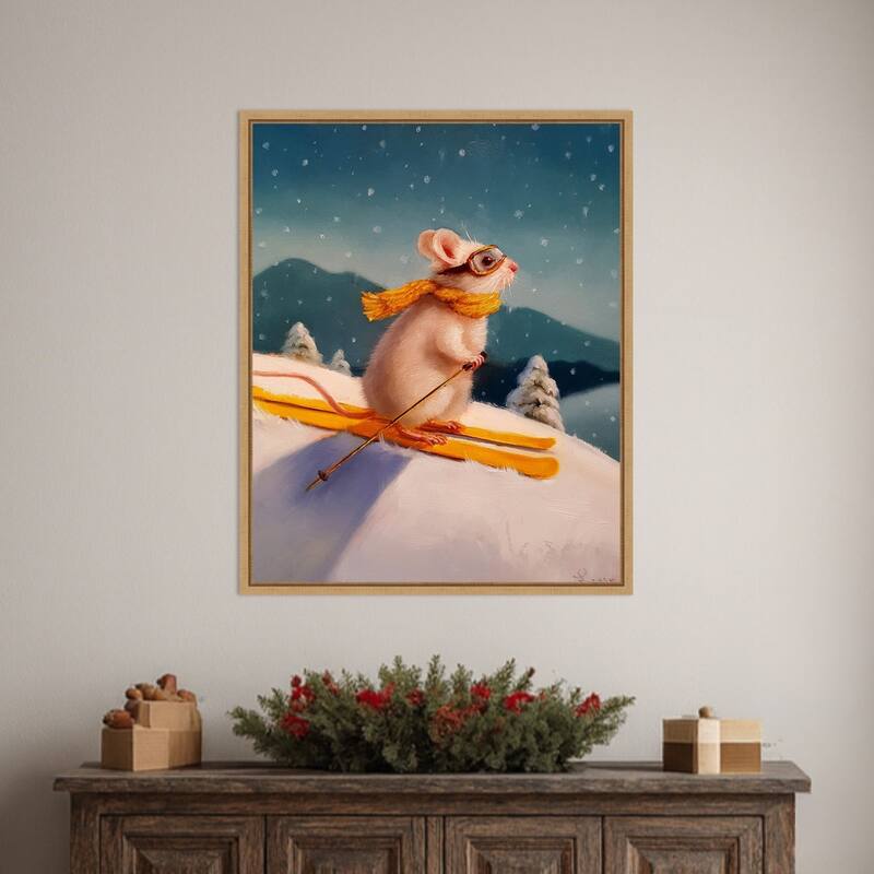 Free Rider by Lucia Heffernan (23 x 28 in.), Framed Canvas Wall Art Print - Sylvie Natural