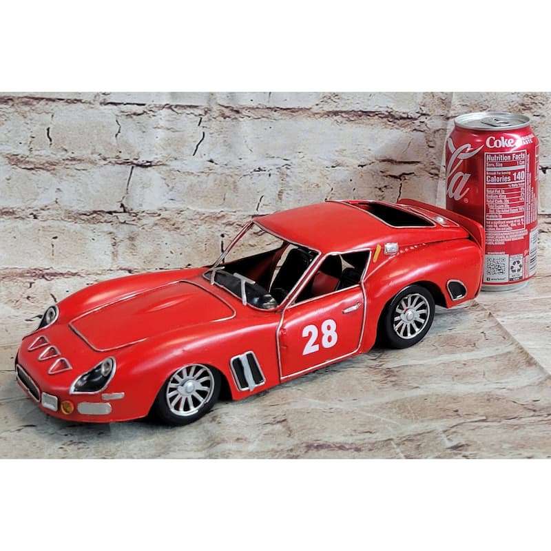 1962 Red Ferrari 250 Gto Coupe Hand Made Sculpture Figurine Figure Decor