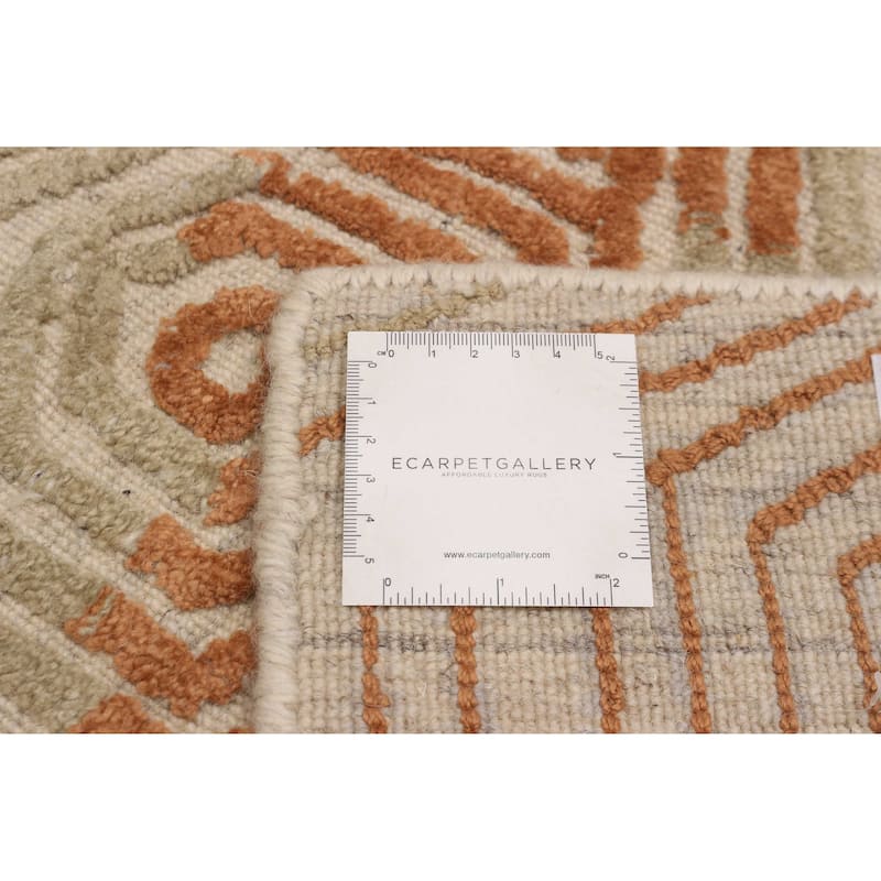 ECARPETGALLERY Hand-knotted Tangier Copper Wool Rug - 5'2 x 7'11