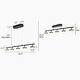 preview thumbnail 5 of 19, Modern Minimalist 3/5-Light Black Gold LED Chandelier Linear Kitchen Island Pendant Lights for Dining Room