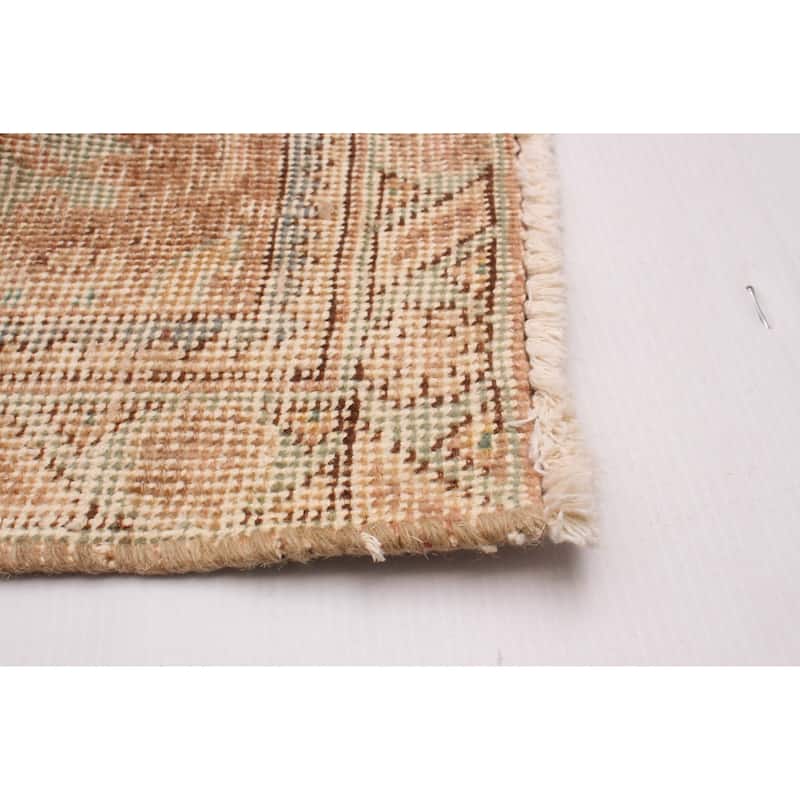 ECARPETGALLERY Hand-knotted Antalya Vintage Copper Wool Rug - 9'7 x 12'6