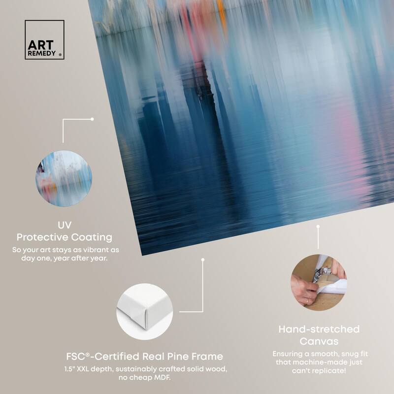 Prism on Water Canvas Set of 2 by Art Remedy, Gallery Wrapped