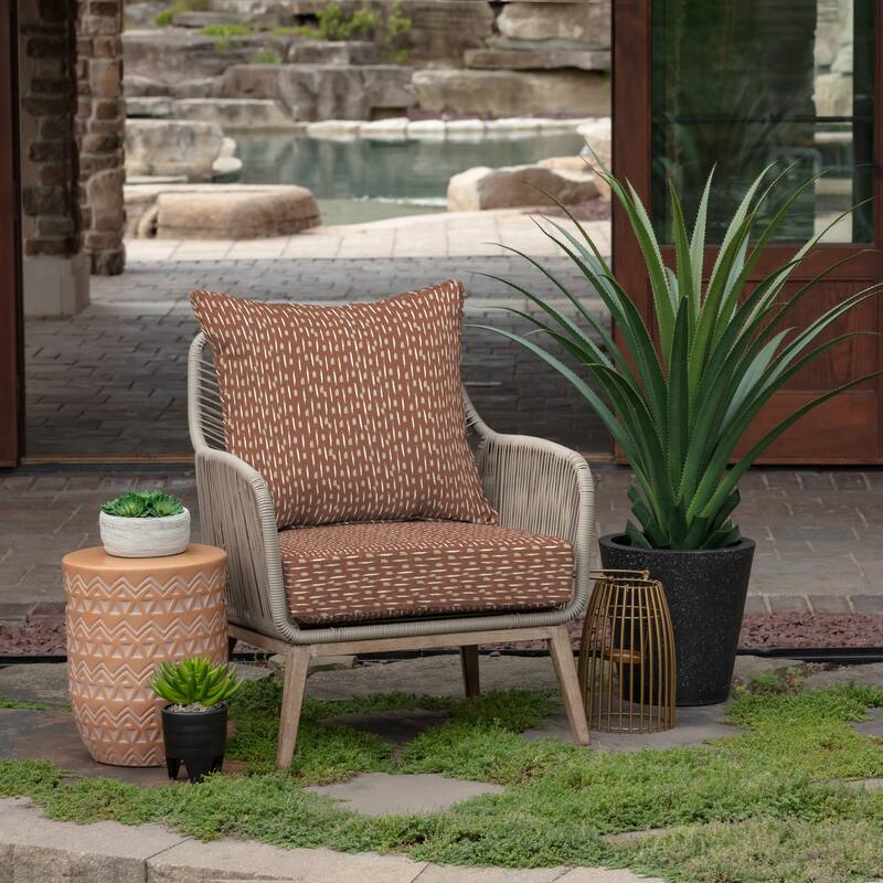 ARDEN Outdoor Foam Deep Seat Cushion Set, 24 in x 24 in