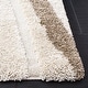 preview thumbnail 18 of 33, SAFAVIEH Florida Shag Assa Stripe 1.2-inch Thick Rug