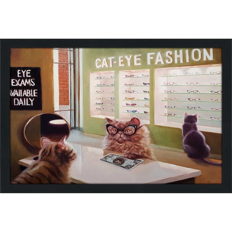 "Feline Optical" by Lucia Heffernan Print on Acrylic