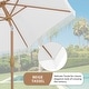 preview thumbnail 72 of 101, Autlaycil 7.5FT Solar Patio Umbrella with Base and Tilt,Crank
