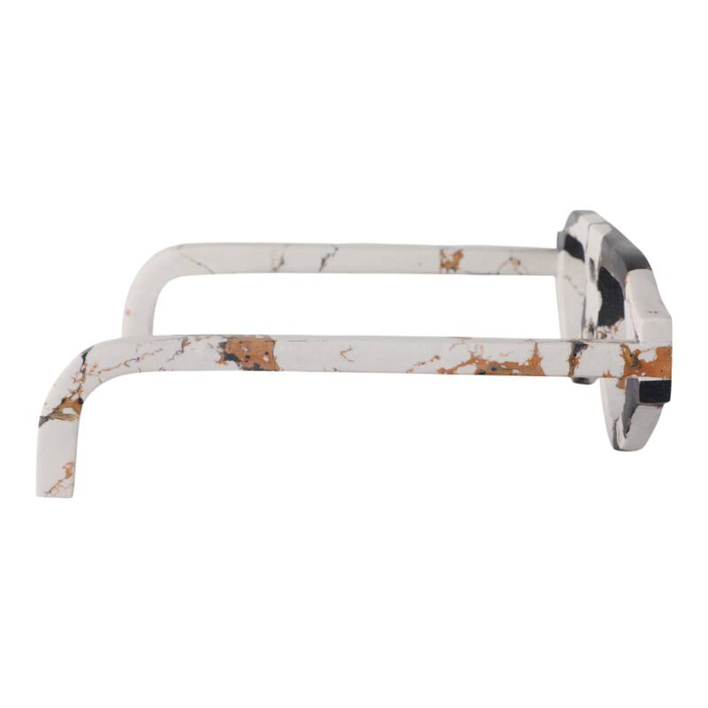 Stone Decorative Eyewear Design Sculpture Trendy Valencia Design - 9" x 8" x 3"