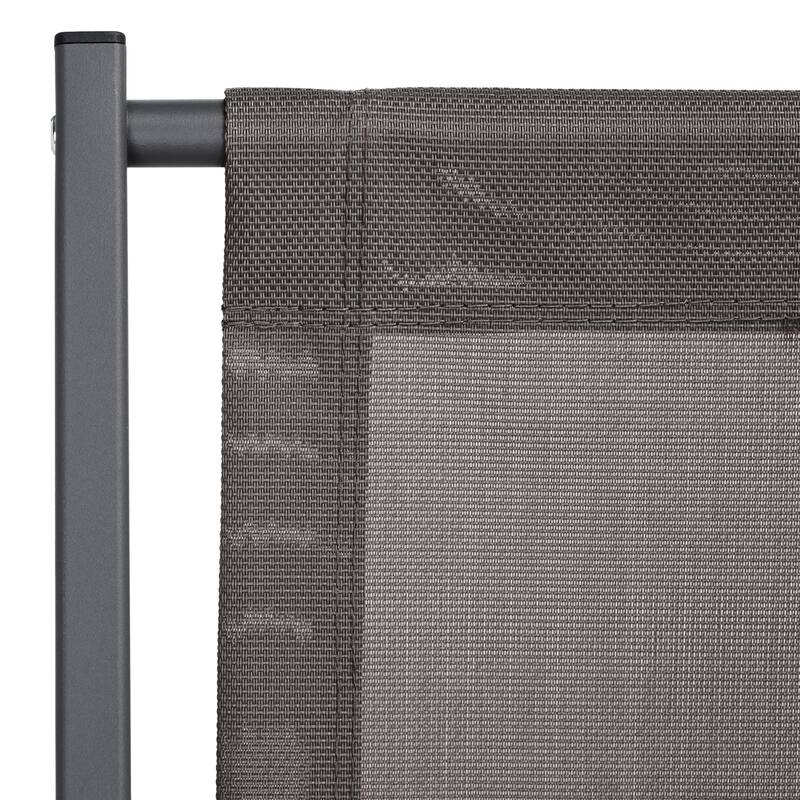 SAFAVIEH Outdoor Malaya Set of 2 Sling Chairs - 36" W x 22" D x 30" H - 36Wx22Dx30H