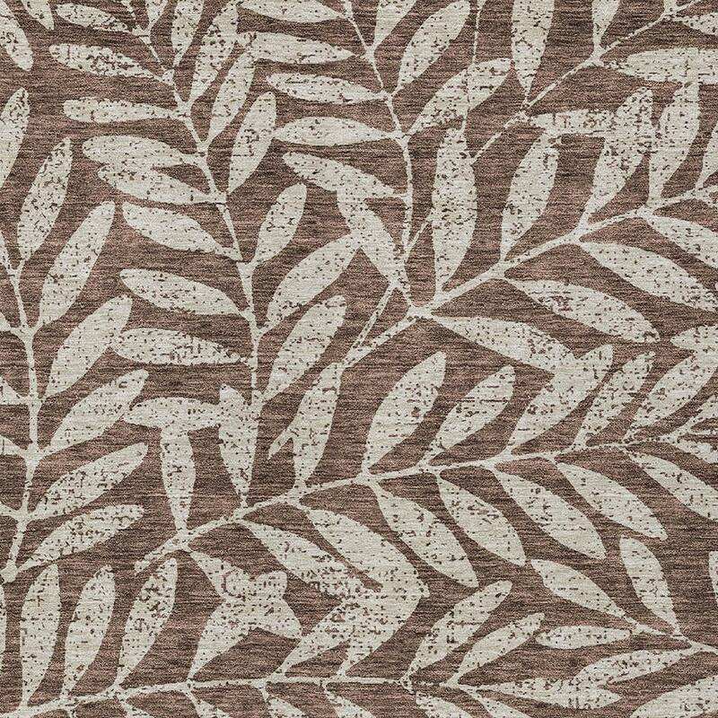 HomeRoots Floral Transitional Rectangle Outdoor Rug