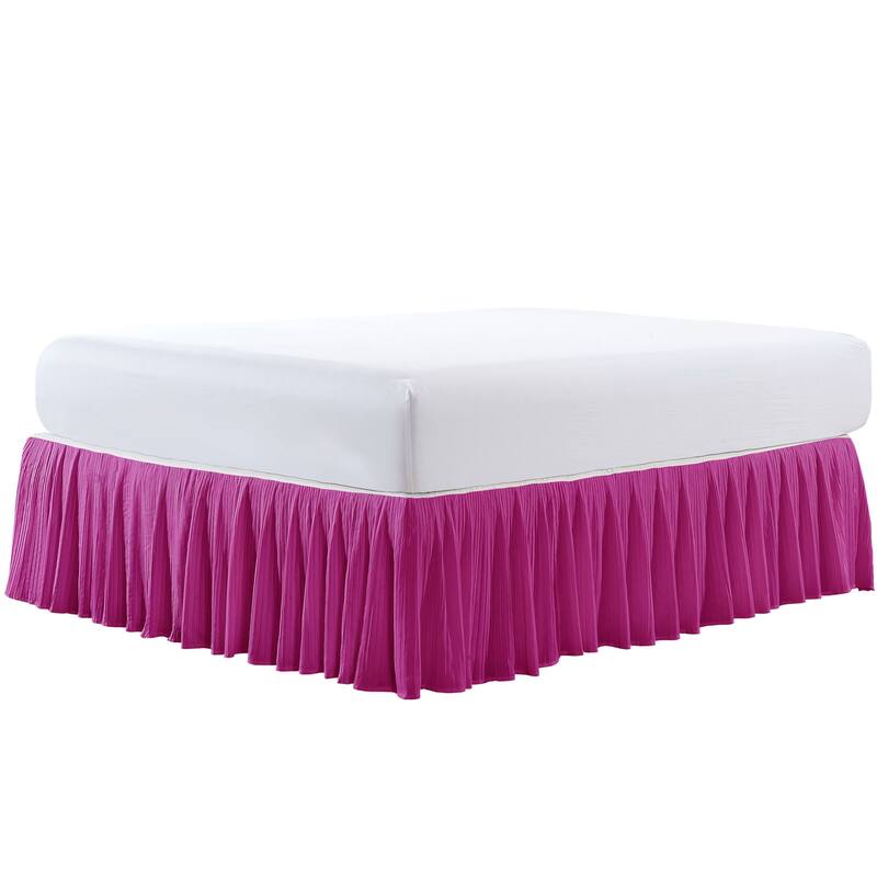 Serenta Pleated Bedskirt 18" Drop - 32 Color Options