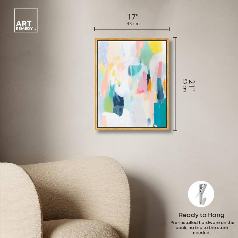 Layered Lush I Canvas by Art Remedy