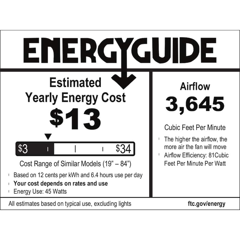 Hunter 44" Kennicott Outdoor Ceiling Fan with Wall Control, Damp Rated - Industrial, Contemporary, Transitional