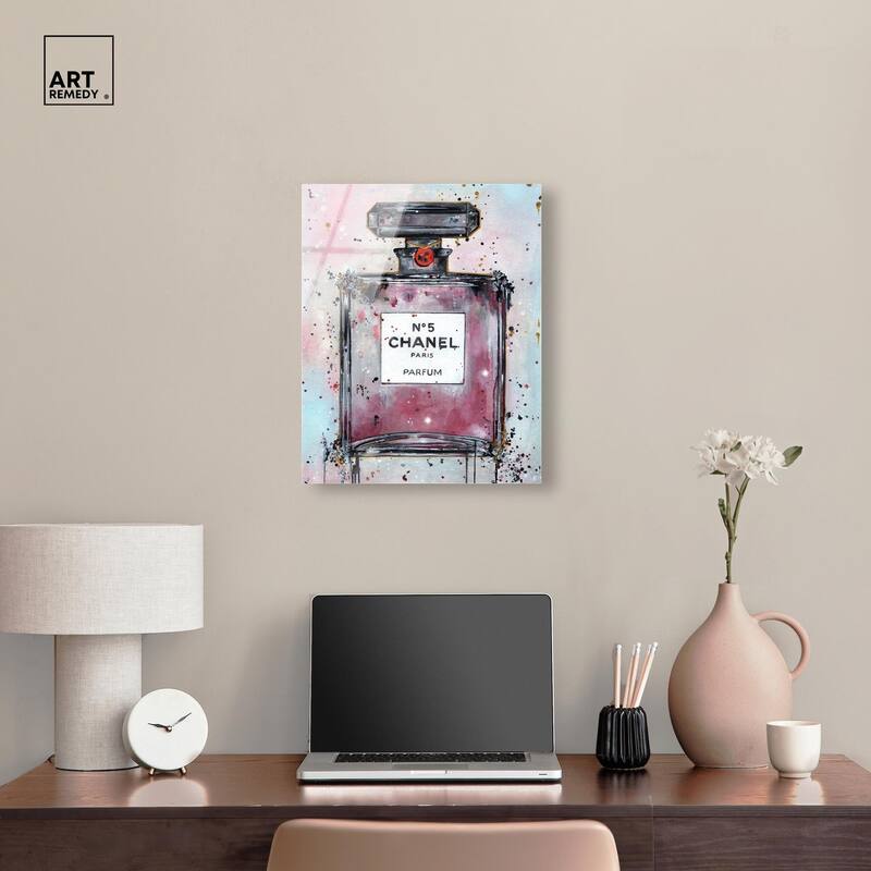 Doll Memories - Abstract Perfume Acrylic by Art Remedy, Ready to Hang