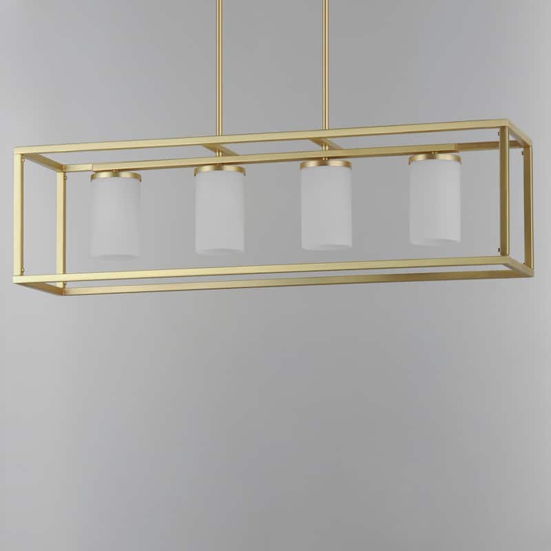 Maxim 10288 Lateral 4 Light 36" Wide Pillar Candle Linear Pendant