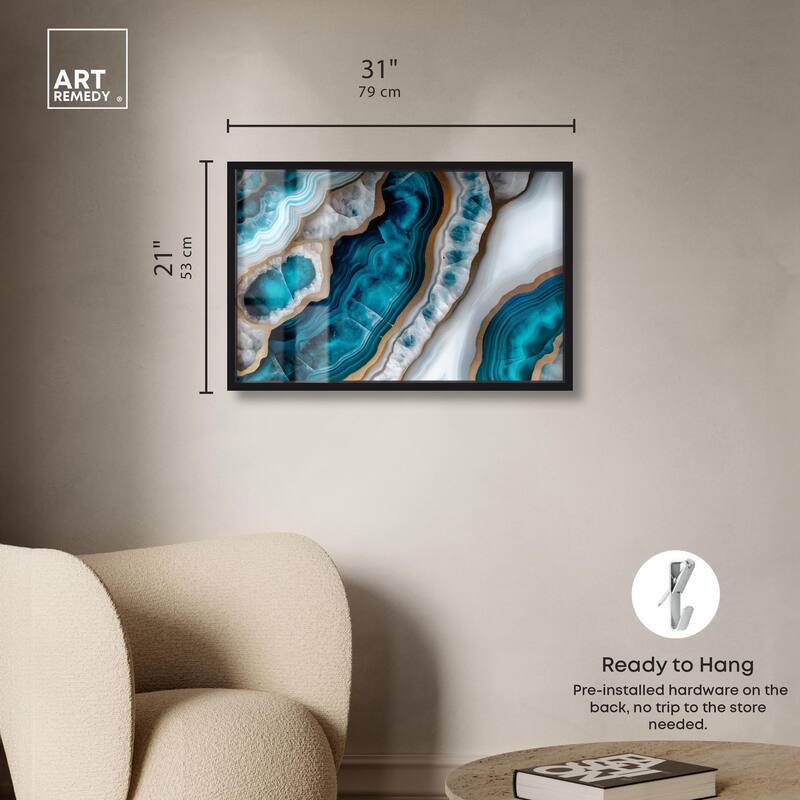 Opaline Undulation Shadowbox by Art Remedy