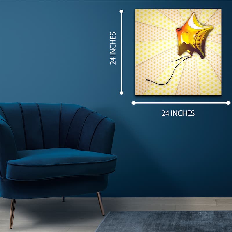 Matashi 5D Multi-Dimensional Wall Art - Custom Made Star Balloon Wall Art Print