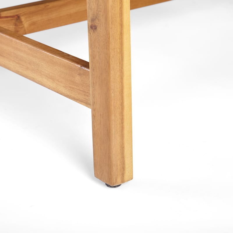 Hampton Outdoor Wood/Wicker Club Chair (Set of 2) by Christopher Knight Home