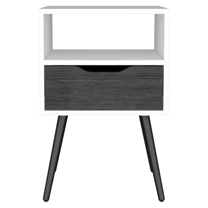 Haverson 1-Drawer 1-Shelf Nightstand