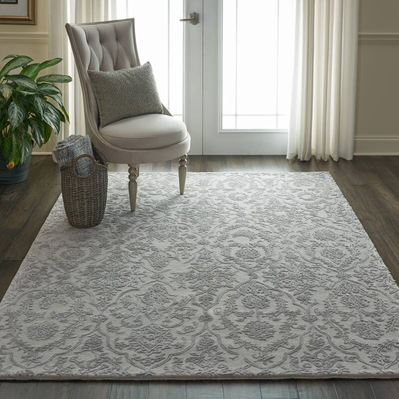 Nourison Opaline Damask Area Rug